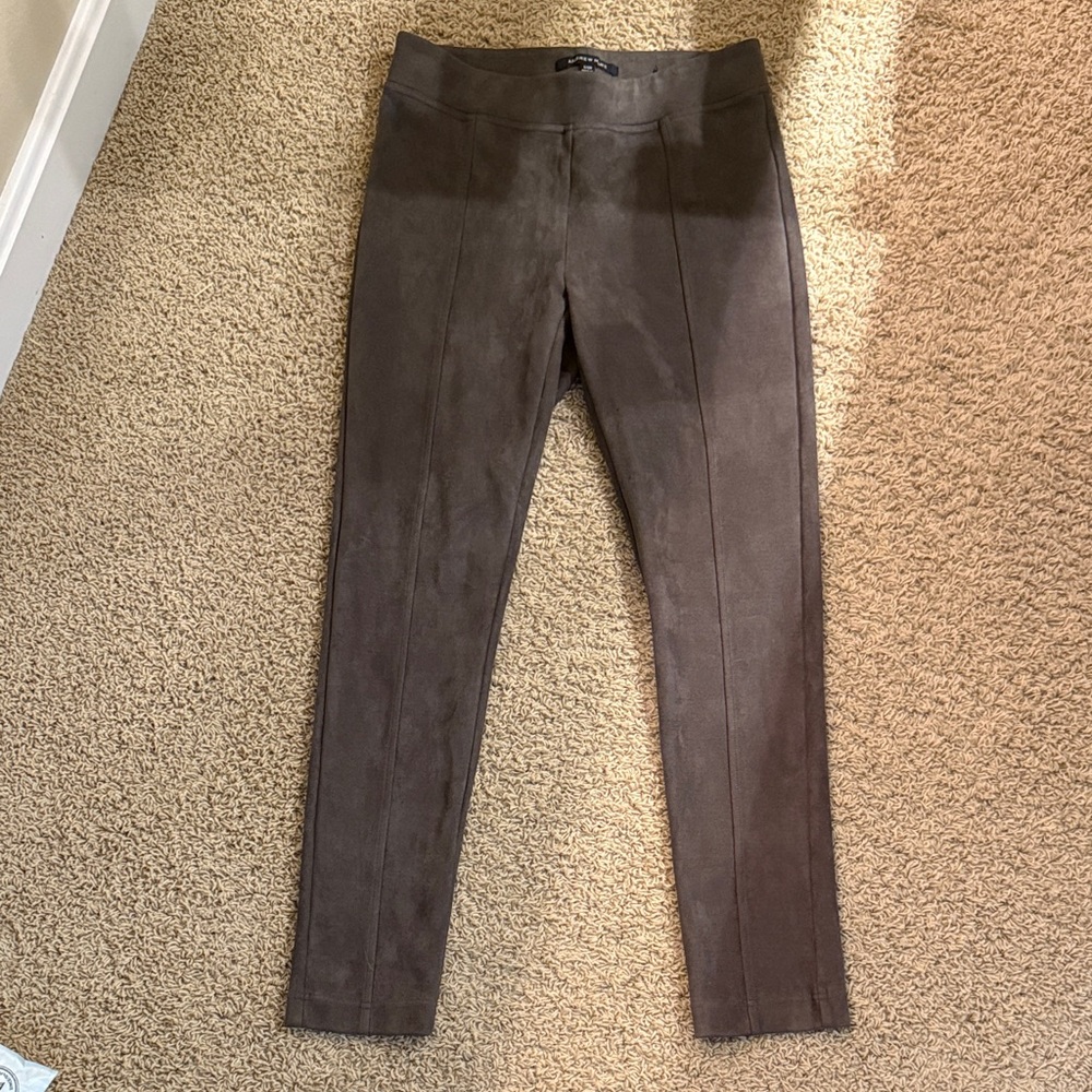 Andrew Marc Brown Suede Pants